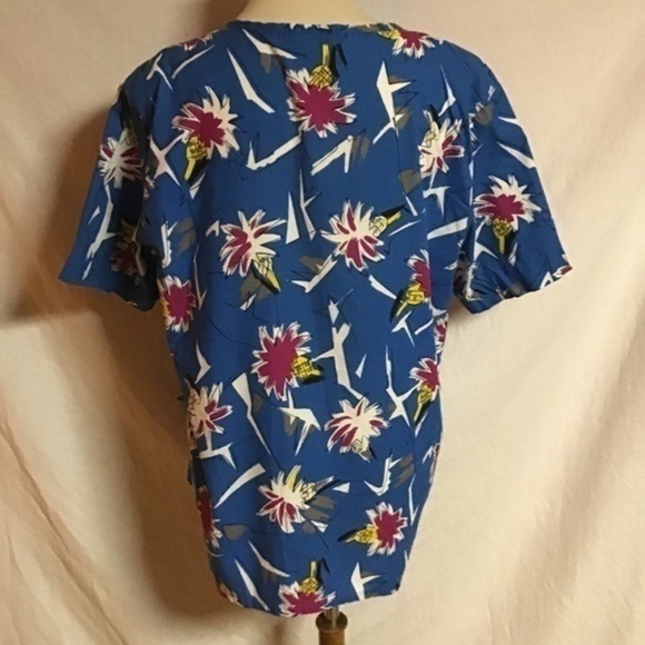 Vintage 80s bright surfer tunic - Picture 7 of 12